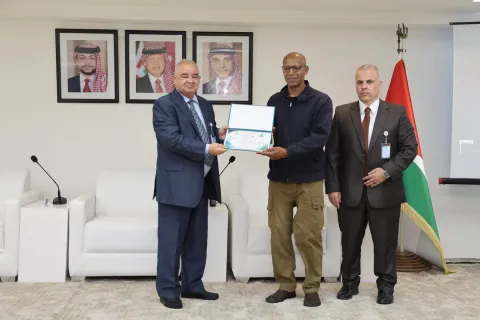 ورشة المركز في جامعة ال البيت